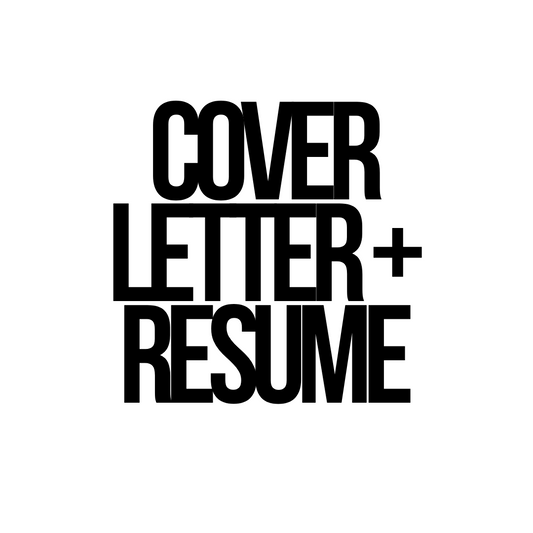 Cover Letter & Resume Package